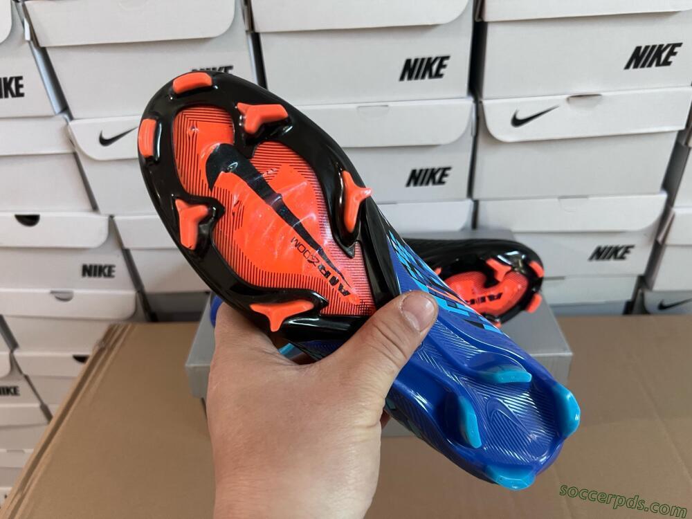 Nike Air Zoom Mercurial Vapor 16 Elite FG Low-Tops Football Boots - Black/Blue/Orange