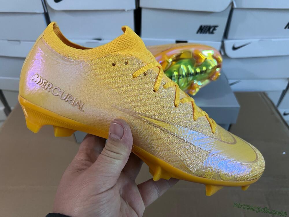 Nike Air Zoom Mercurial Vapor 16 Elite FG Low-Tops Football Boots - Gold/Gold