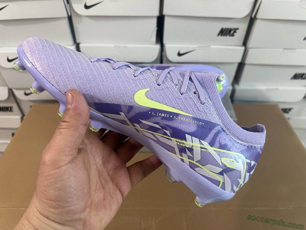Nike Air Zoom Mercurial Vapor 16 Elite AG Low-Tops Football Boots - Purple/Yellow/Blue