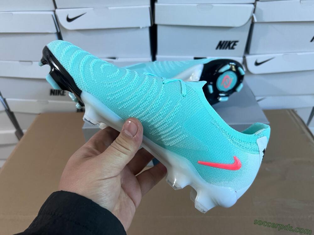 Nike Phantom Luna Elite FG Low-Tops Football Boots - Jade/Red/White