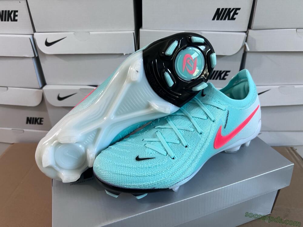 Nike Phantom Luna Elite FG Low-Tops Football Boots - Jade/Red/White