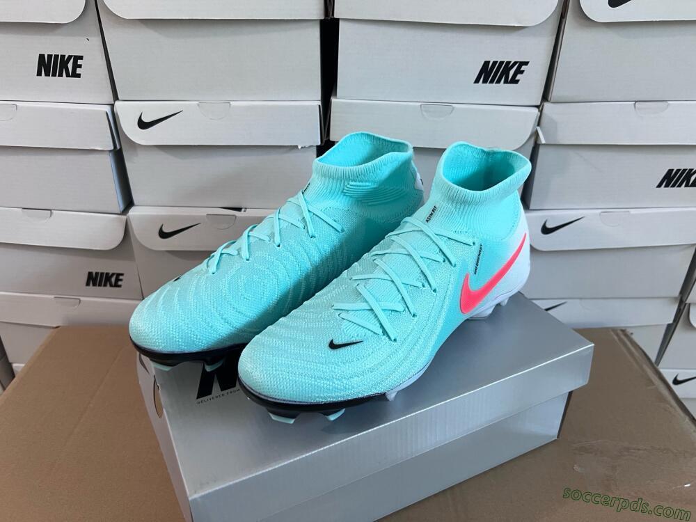 Nike Phantom Luna Elite FG High-Tops Football Boots - Jade/Red/White