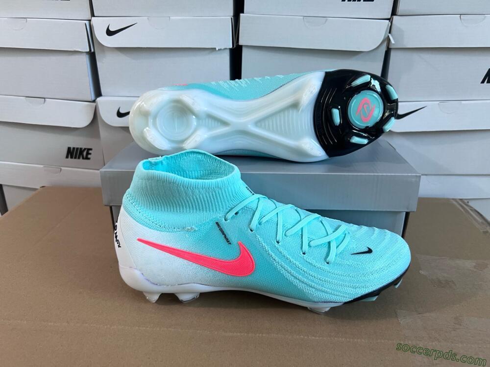 Nike Phantom Luna Elite FG High-Tops Football Boots - Jade/Red/White
