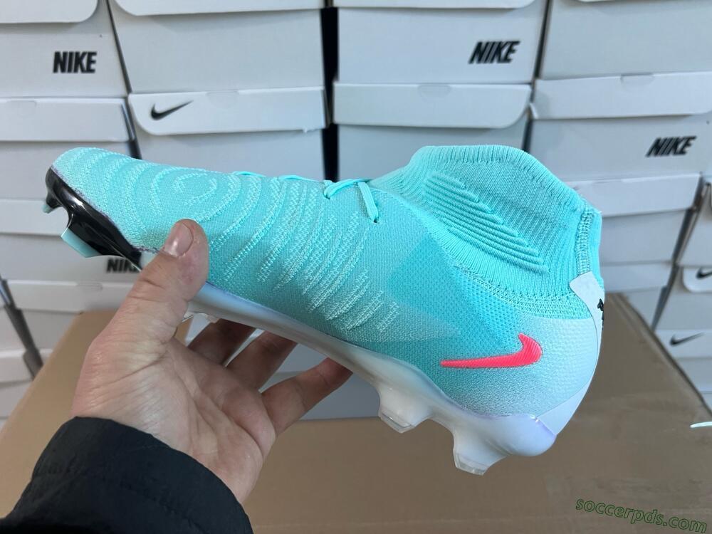 Nike Phantom Luna Elite FG High-Tops Football Boots - Jade/Red/White