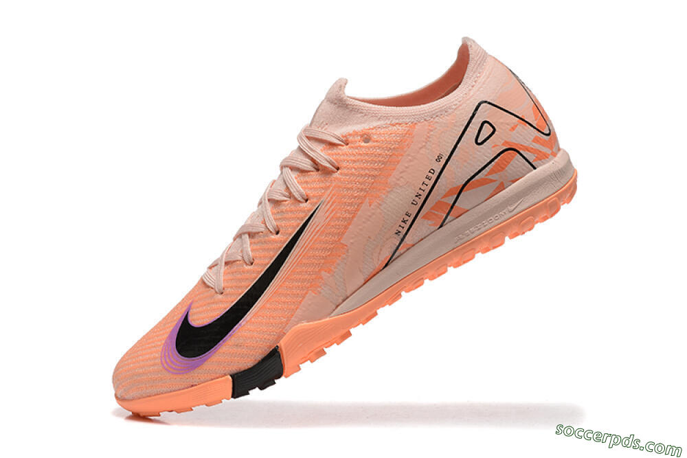 Nike Air Zoom Mercurial Vapor 16 Elite TF Low-Tops Football Shoes - Pink/Purple/Black 8