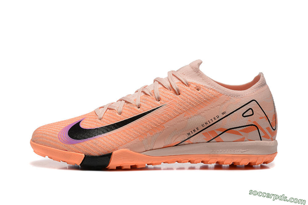 Nike Air Zoom Mercurial Vapor 16 Elite TF Low-Tops Football Shoes - Pink/Purple/Black 2