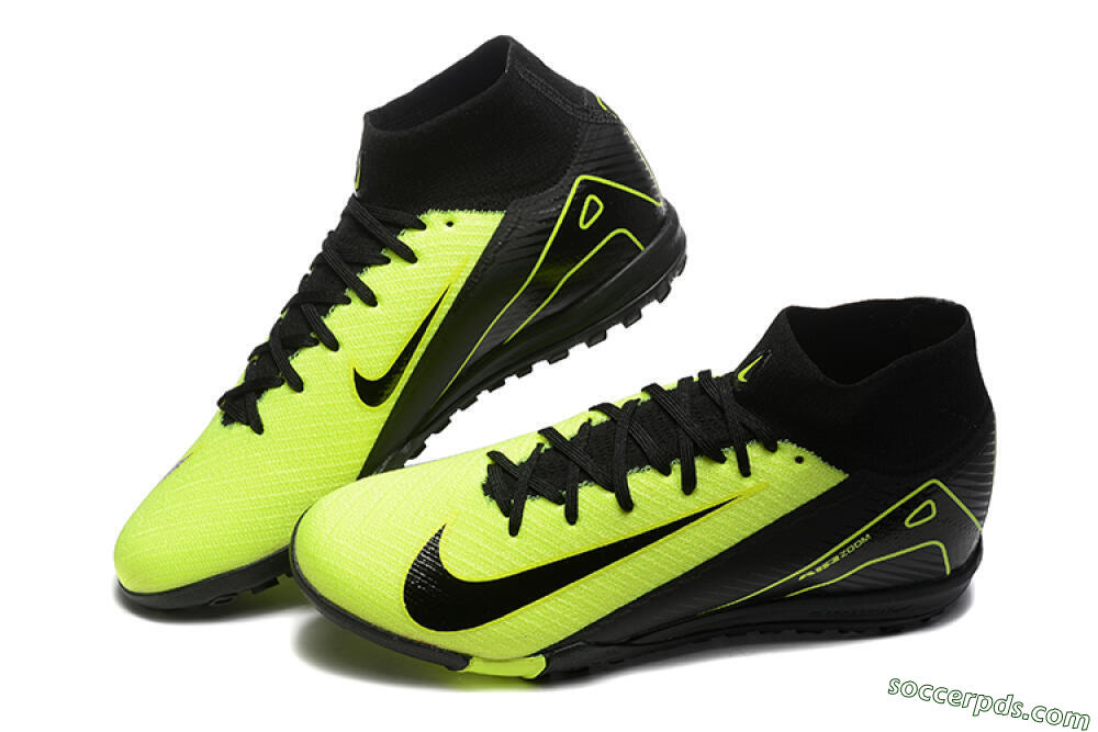 Nike Air Zoom Mercurial Superfly 10 Elite TF High-Tops Football Shoes - Yellow/Black 6