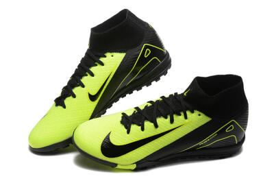 Nike Air Zoom Mercurial Superfly 10 Elite TF High-Tops Football Shoes - Yellow/Black