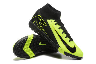 Nike Air Zoom Mercurial Superfly 10 Elite TF High-Tops Football Shoes - Yellow/Black