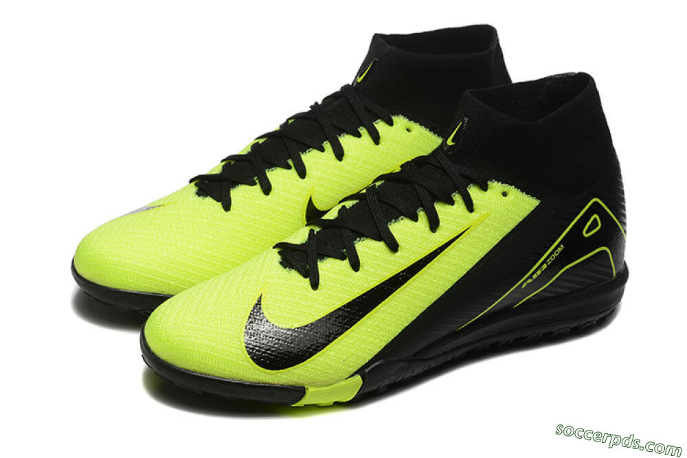 Nike Air Zoom Mercurial Superfly 10 Elite TF High-Tops Football Shoes - Yellow/Black 5