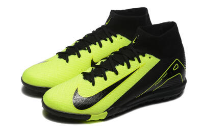 Nike Air Zoom Mercurial Superfly 10 Elite TF High-Tops Football Shoes - Yellow/Black