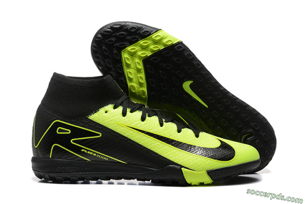 Nike Air Zoom Mercurial Superfly 10 Elite TF High-Tops Football Shoes - Yellow/Black 1