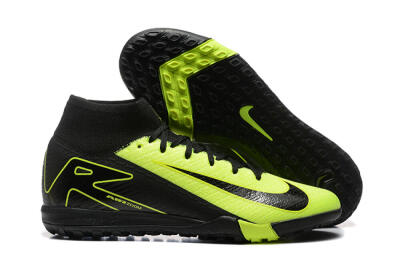 Nike Air Zoom Mercurial Superfly 10 Elite TF High-Tops Football Shoes - Yellow/Black