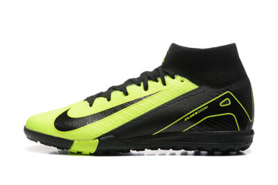 Nike Air Zoom Mercurial Superfly 10 Elite TF High-Tops Football Shoes - Yellow/Black
