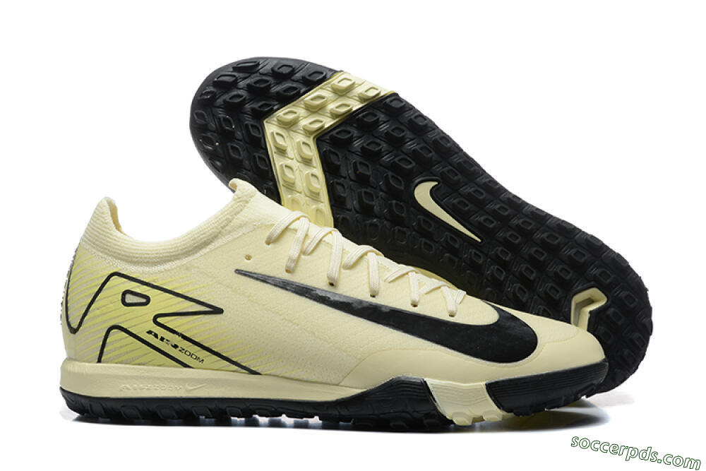 Nike Air Zoom Mercurial Vapor 16 Elite TF Low-Tops Football Shoes - Beige/Black 1