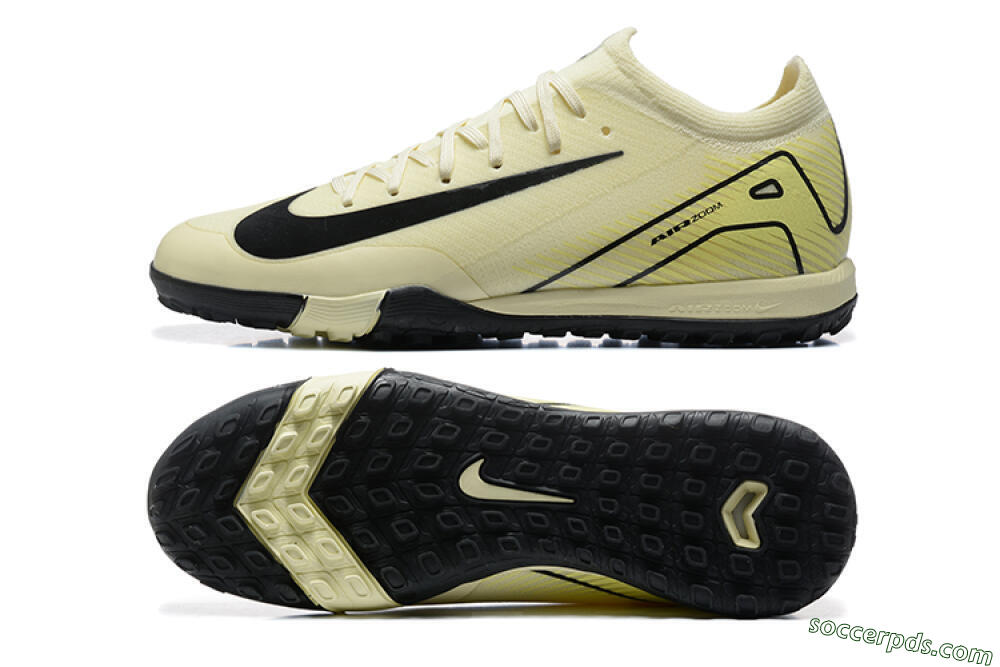 Nike Air Zoom Mercurial Vapor 16 Elite TF Low-Tops Football Shoes - Beige/Black 0