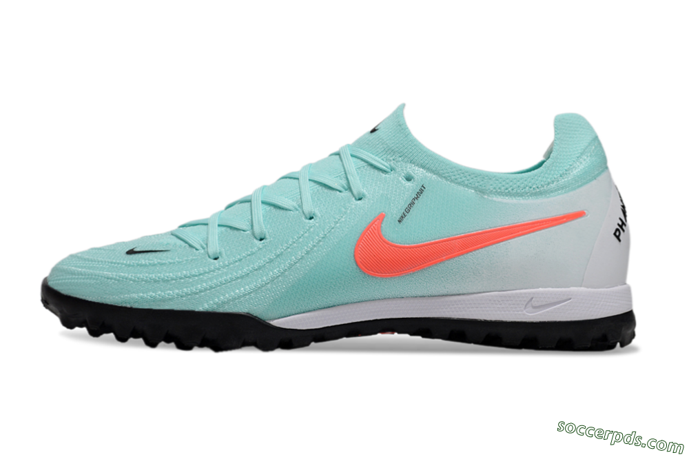 Nike Phantom Luna Elite TF Low-Tops Football Shoes - Jade/Red/White 2