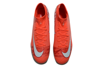 Nike Air Zoom Mercurial Superfly 10 Elite FG High-Tops Football Boots - Red/White