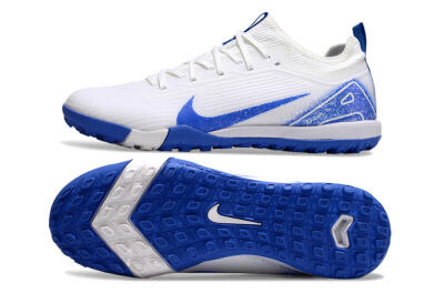 Nike Air Zoom Mercurial Vapor 16 Pro TF Low-Tops Football Shoes - White/Blue
