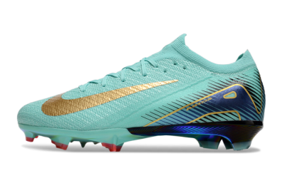 Nike Air Zoom Mercurial Vapor 16 Elite FG Low-Tops Football Boots - Jade/Gold/Blue