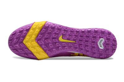 Nike Air Zoom Mercurial Superfly 10 Elite TF High-Tops Football Shoes - Purple/Yellow/White