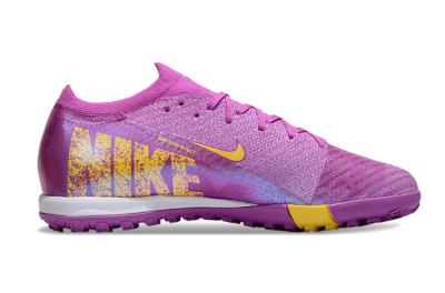 Nike Air Zoom Mercurial Vapor 16 Elite TF Low-Tops Football Shoes - Purple/Yellow/White