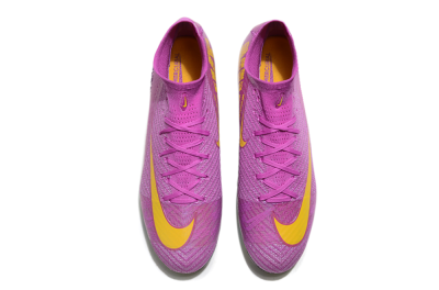 Nike Air Zoom Mercurial Superfly 10 Elite FG High-Tops Football Boots - Purple/Yellow/Gold