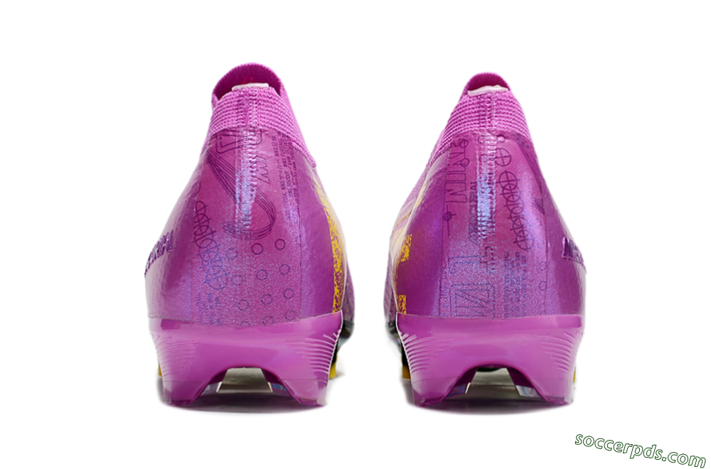 Nike Air Zoom Mercurial Vapor 16 Elite FG Low-Tops Football Boots - Purple/Yellow/Gold 5