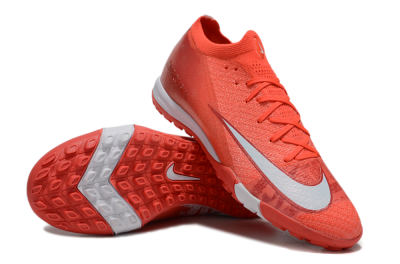 Nike Air Zoom Mercurial Vapor 16 Elite TF Low-Tops Football Shoes - Red/White