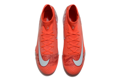 Nike Air Zoom Mercurial Superfly 10 Elite TF High-Tops Football Shoes - Red/White