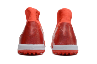 Nike Air Zoom Mercurial Superfly 10 Elite TF High-Tops Football Shoes - Red/White