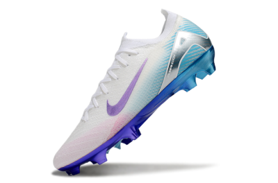 Nike Air Zoom Mercurial Vapor 16 Elite FG Low-Tops Football Boots - White/Purple/Pink/Jade