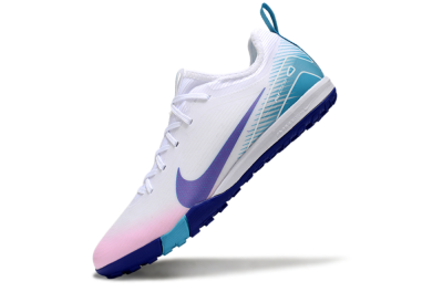 Nike Air Zoom Mercurial Vapor 16 Pro TF Low-Tops Football Shoes - White/Purple/Pink/Jade