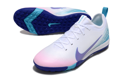 Nike Air Zoom Mercurial Vapor 16 Pro TF Low-Tops Football Shoes - White/Purple/Pink/Jade
