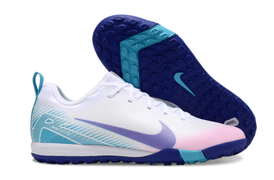 Nike Air Zoom Mercurial Vapor 16 Pro TF Low-Tops Football Shoes - White/Purple/Pink/Jade