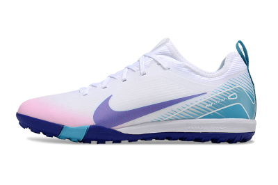 Nike Air Zoom Mercurial Vapor 16 Pro TF Low-Tops Football Shoes - White/Purple/Pink/Jade