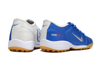 Nike Total 90 II TF Low-Tops Football Shoes - Blue/White/Brown