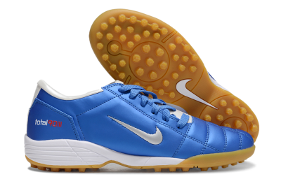 Nike Total 90 II TF Low-Tops Football Shoes - Blue/White/Brown