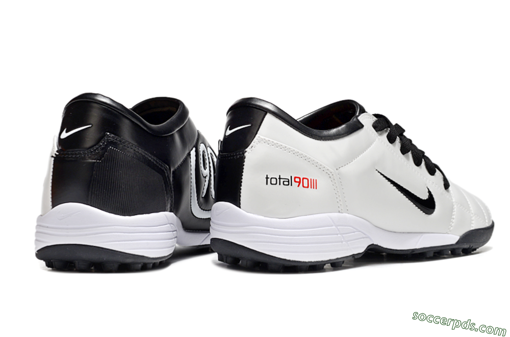 Nike Total 90 II TF Low-Tops Football Shoes - Beige/Black/White 6