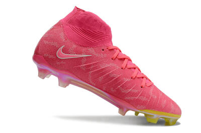 Nike Phantom Luna Elite FG High-Tops Football Boots - Pink/White/Yellow