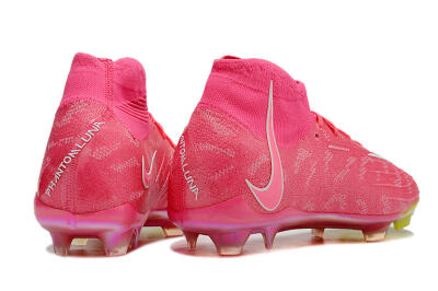 Nike Phantom Luna Elite FG High-Tops Football Boots - Pink/White/Yellow