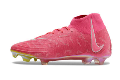 Nike Phantom Luna Elite FG High-Tops Football Boots - Pink/White/Yellow