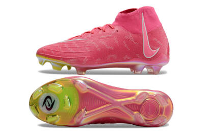 Nike Phantom Luna Elite FG High-Tops Football Boots - Pink/White/Yellow