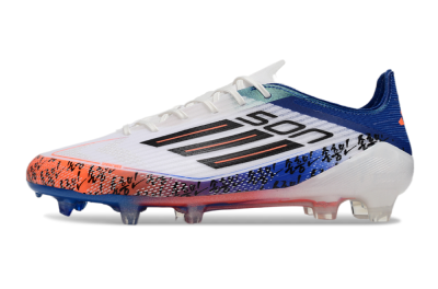 Adidas F50 Elite FG Low-Tops Football Boots - White/Red/Blue