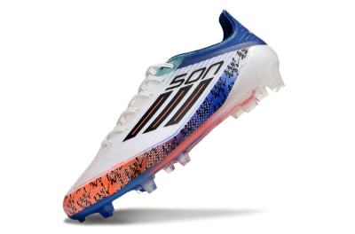 Adidas F50 Elite FG Low-Tops Football Boots - White/Red/Blue
