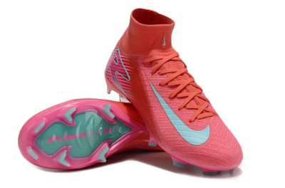 Nike Air Zoom Mercurial Superfly 10 Elite FG High-Tops Football Boots - Red/Jade/White