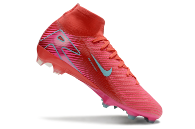 Nike Air Zoom Mercurial Superfly 10 Elite FG High-Tops Football Boots - Red/Jade/White