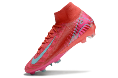 Nike Air Zoom Mercurial Superfly 10 Elite FG High-Tops Football Boots - Red/Jade/White