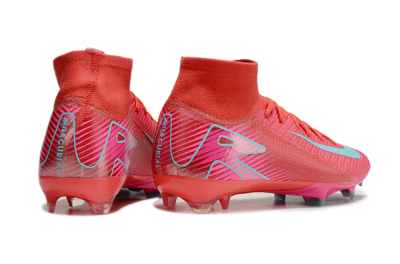 Nike Air Zoom Mercurial Superfly 10 Elite FG High-Tops Football Boots - Red/Jade/White