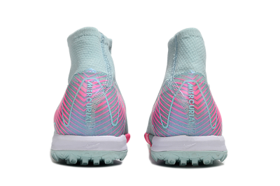Nike Air Zoom Mercurial Superfly 10 Elite TF High-Tops Football Shoes - Jade/Pink/White